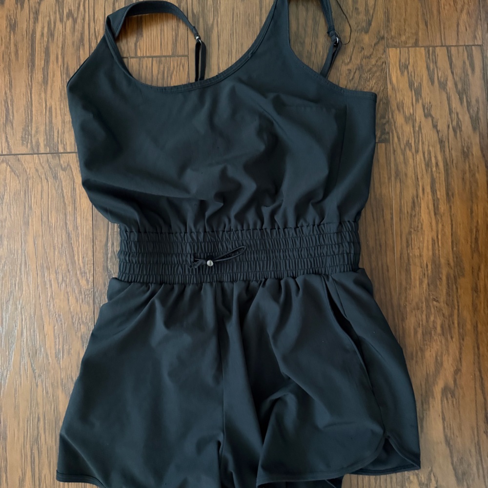 Abercrombie Active Wear Black Sleeveless Romper